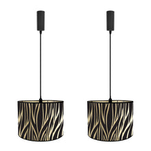 Load image into Gallery viewer, Track Light Adjustable Cable Freely Folding Bamboo Column Shade For Seaside Villa Farmhouse 2Pcs Style B
