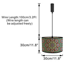 Load image into Gallery viewer, Collapsible Bamboo Column Shade Corded Track Light Adjustable Cable Freely For Seaside Villa Farmhouse 2Pcs D Style