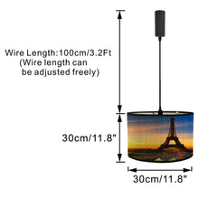 Load image into Gallery viewer, Track Light Adjustable Cable Freely Folding Bamboo Column Shade For Seaside Villa Farmhouse 2Pcs Scenery Pattern B