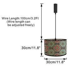 Load image into Gallery viewer, Collapsible Bamboo Column Shade Corded Track Light Adjustable Cable Freely For Seaside Villa Farmhouse 2Pcs B Style