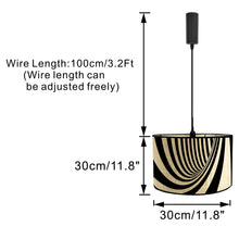 Load image into Gallery viewer, Track Light Adjustable Cable Freely Folding Bamboo Column Shade For Seaside Villa Farmhouse 2Pcs