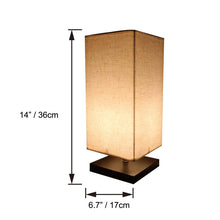 Load image into Gallery viewer, Rechargeable Smart LED Bulbs With Remote Cordless Cloth Shade Modern Design Metal Table Lamp