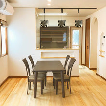 Load image into Gallery viewer, Track Light Adjustable Cable Freely Folding Bamboo Column Shade For Seaside Villa Farmhouse 2Pcs