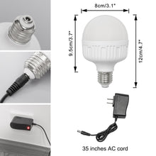 Load image into Gallery viewer, Rechargeable Smart LED Bulbs With Remote Cordless Cloth Shade Modern Design Metal Table Lamp