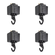 Load image into Gallery viewer, 4-Pack Track Adapter with Hook Light Fitting Track Accessories For DIY Track Rail Components Parts