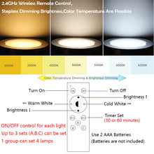 Load image into Gallery viewer, Dimmable Remote Control Wide Range Lighting Wood Black Metal Shade Retro Track Light