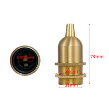 Load image into Gallery viewer, Track Light Fixture Mini E12 Brass Base Hanging Lamp Vintage Design