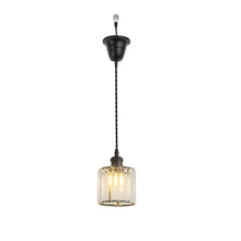 Load image into Gallery viewer, Ceiling Spotlight Remodel Modern Crystal Lampshade E26 Connection Hanging Light Conversion Kit