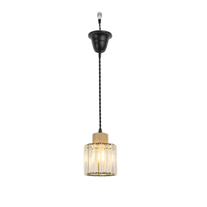 Ceiling Spotlight Remodel Modern Crystal Lampshade E26 Connection Hanging Light Conversion Kit