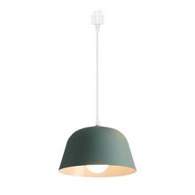 Load image into Gallery viewer, Track Pendant Light Macaron Green Metal Shade Loft Style For Kitchen Home Bar