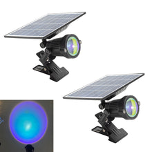 Load image into Gallery viewer, Clamp Floor Outdoor Sunset Ambiance Floodlight Waterproof Solar Power Three Ways Use Projection Light