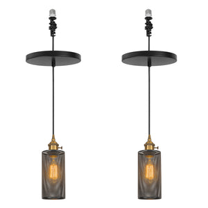 Ceiling Spotlights Remodel Droplight Black Hollow Shade Retro Design Hanging Light Conversion Kit For E26 Ceiling Lamp