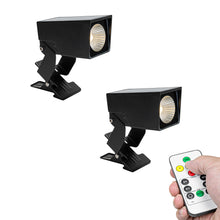 Load image into Gallery viewer, Three Ways Use Clip Floor Landscape Spot Lamp Waterproof Solar Lamp Remote Dimming Timing