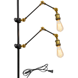 Multiple Customizations Clip Mounted Lamp Adjusted Lamp Arm Fixing To Table Tube Board Bookshelves