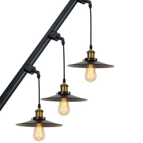 Sloped Position Track Light Fixture E26 Base 10