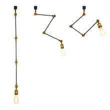 Load image into Gallery viewer, Adjustable Angle Direction Track Lamp E26 Gold Bronze Mini Base Vintage Design Lighting