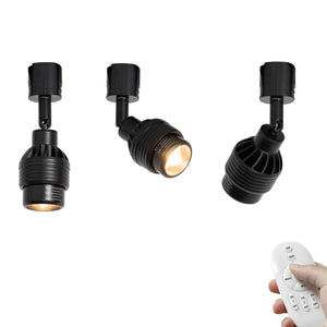 Track Lamp Remote Dimmable Spotlight Adjustable Focus Lighting For Oil Painting Rental House