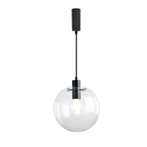 Track Mount Lighting Glass Globe Pendant Kitchen Island Light