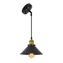 Load image into Gallery viewer, Sloped Position Rechargeable Battery Remote Ceiling Light Fixture Black Metal  Hanging Lamp Inclined Roof
