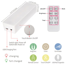 Load image into Gallery viewer, Rechargeable Battery Modern LED Wall Sconce Iron Shade with Remote Control