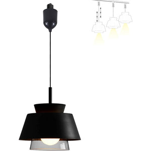 Adjustable Height Light  Retractable Track Mount Pendant Light Decorate for Kitchen Customizable