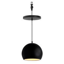 Load image into Gallery viewer, Ceiling Spotlights Remodel Droplight Black Shade Vintage Design Hanging Light Conversion Kit For E26 Ceiling Lamp