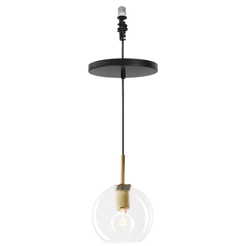 Ceiling Spotlights Remodel Droplight Clear Glass Shade Vintage Design Hanging Light Conversion Kit For E26 Ceiling Lamp