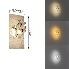 Load image into Gallery viewer, Clear Ripple Background With Cute White Butterfly Battery Run Remote Night Light For Bedsides Home