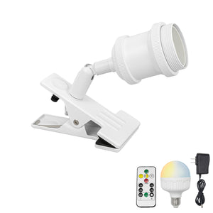 Dimming Timing Battery Remote Clamp Lamp Adjusted Angle Mini Clip Light For Shelf Bookshelf