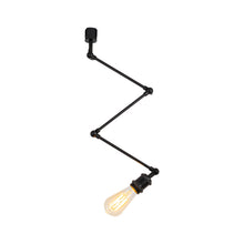 Load image into Gallery viewer, Adjustable Angle Direction Black Metal Track Lamp E26 Mini Base Vintage Design For Wall Painting Kitchen Store