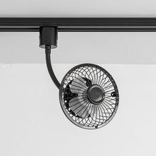 Load image into Gallery viewer, Track Mounted Ceiling Black Fan Simple Adjustable Angle Simple Design For Air Circulation