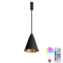 Load image into Gallery viewer, Remote Control RGB LED Track Pendant Light Adjustable Fixture Loft Style