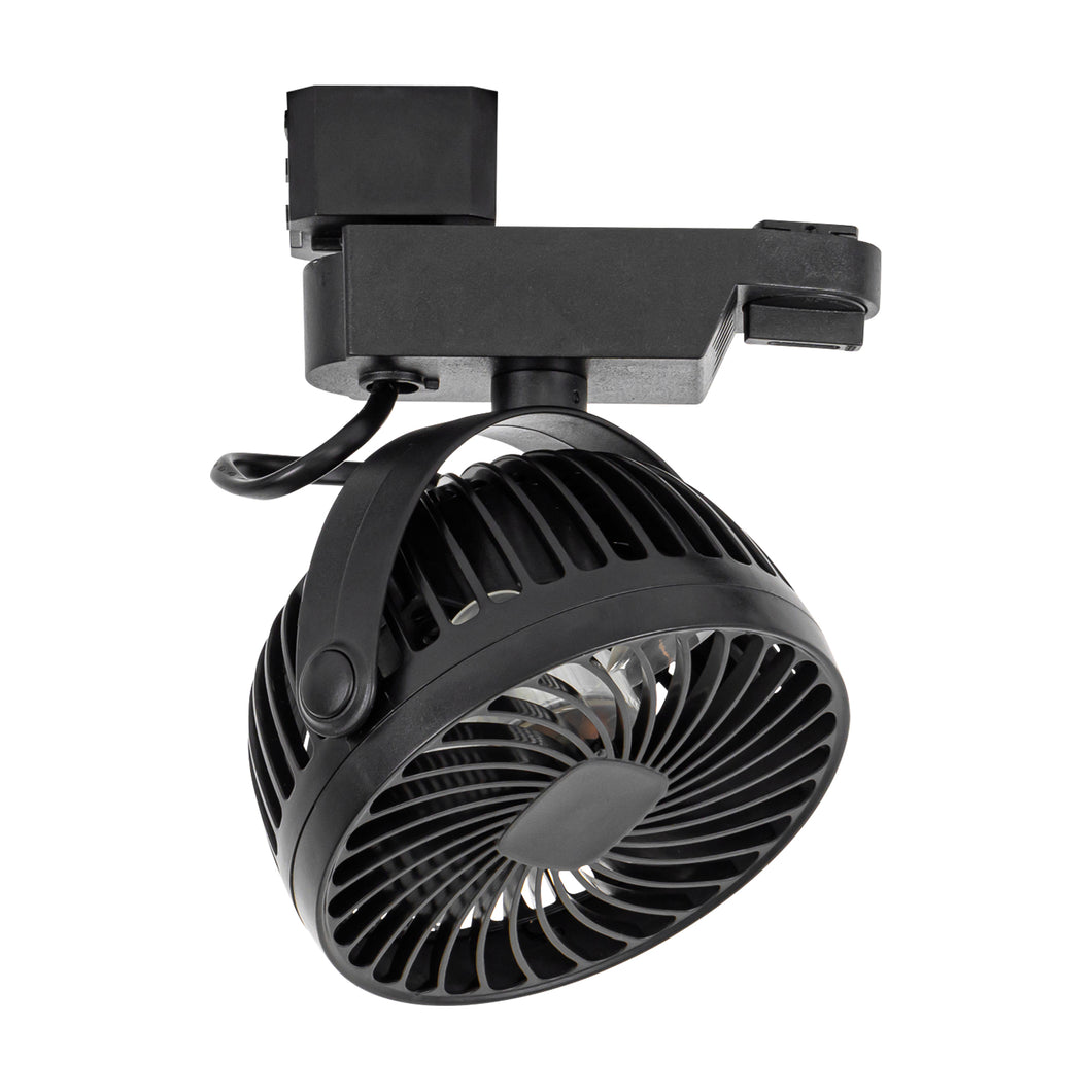 Track Ceiling Mini Fan Easy To Install Adjustable Angle Simple Design For Air Circulation