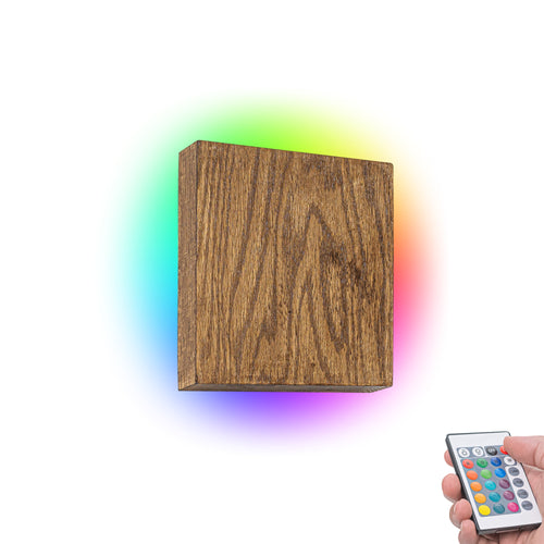 Handmade Wooden Convenient Hook Wall Sconce Go Wire-Free Battery Background Light