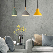 Load image into Gallery viewer, Track Light Pendant 3-Lights Set Modern Style Macaron Color Shade Decor Lamp
