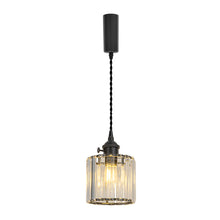 Load image into Gallery viewer, Modern Crystal Track Light E26 Base Hanging Lamp 3.2 Ft Adjusted Height Freely