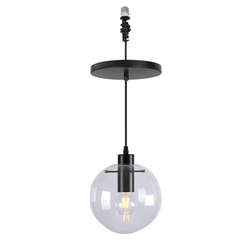 Ceiling Spotlights Remodel Droplight Glass Ball Shade Modern Design Hanging Light Conversion Kit For E26 Ceiling Lamp