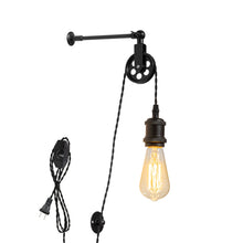 Load image into Gallery viewer, 9.8Ft Corded Adjusted Freely Dimmable Wall Sconce Retro Design For Narrow Wood Kitchen Stairs