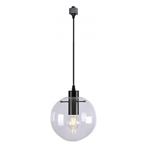 Track Mount Lighting Glass Globe Diameter 11.81inches Pendant Kitchen Island Light