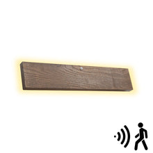 Load image into Gallery viewer, Customized Handcrafted Wooden Industrial Handmade Home Decor Convenient Hook Wall Sconce Motion Sensor Battery Lighting