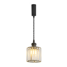 Load image into Gallery viewer, Modern Crystal Track Light E26 Base Hanging Lamp 3.2 Ft Adjusted Height Freely