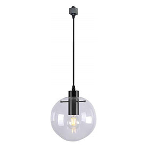 Track Mount Lighting Glass Globe Diameter 9.8inches Pendant Kitchen Island Light
