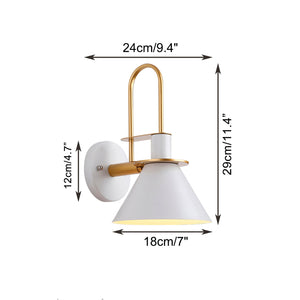 Rechargeable Wireless Gooseneck Stem Modern Wall Sconce Remote Dimmable Multi-Color