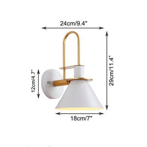 Rechargeable Battery Wireless Gooseneck Stem Black/White/Grey Modern Wall Sconce Remote Dimmable