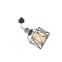 Load image into Gallery viewer, Hollow Cage Metal Shade Track Light Rotatable Tilt Adjustable Accent Lighting Vintage Design