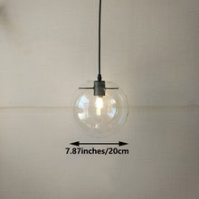 Load image into Gallery viewer, Track Mount Lighting Glass Globe Pendant Kitchen Island Light