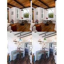 Load image into Gallery viewer, Industrial Pulley Pendant Lamp with 15ft &amp; 20ft Plug-in Cord Dimmer Smart Led Bulb Iron Cone Shade