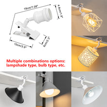Load image into Gallery viewer, Battery Run Or Electrify Clamp Lamp Adjusted Angle Customized Clip Light For Bookshelf Boards