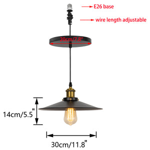 Ceiling Spotlights Remodeling Pendant Lighting E26 Base Connector Retro Design Metal Lamp Conversion Kit For E26 Ceiling Lamp