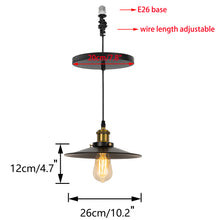 Load image into Gallery viewer, Ceiling Spotlights Remodeling Pendant Lighting E26 Base Connector Vintage Design Metal Lamp Conversion Kit For E26 Ceiling Lamp